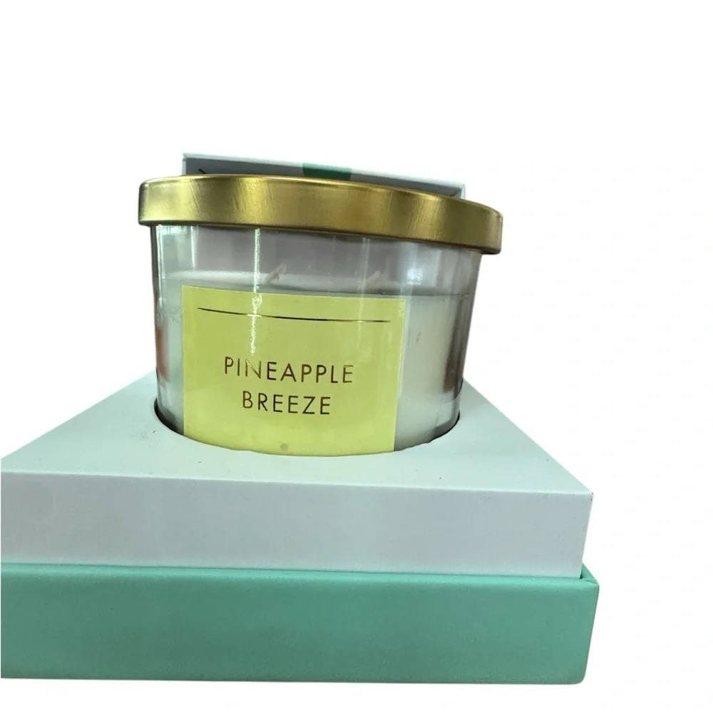 NWT Pineapple Breeze Shower Gel and Candle Set- Both from Belk